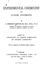 Experimental Chemistry For Junior Students