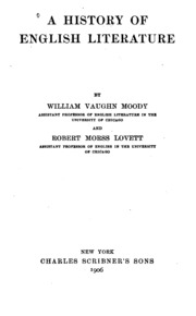 A History Of English Literature
