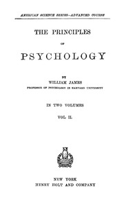 Principles Of Psychology Volume 2