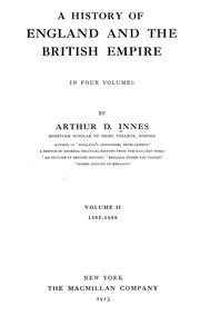 A History Of England And The British Empire ..