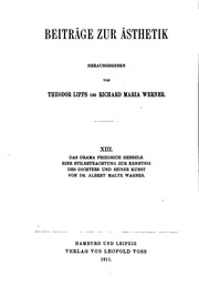 Friedrich Hebbels Welt- und Lebensanschauung, nach den Tagebüchern