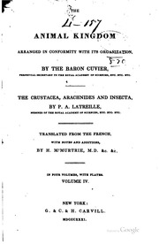 The Animal Kingdom Arranged In Conformity With Its Organization