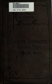 The Complete Arithmetic, Oral And Written. Second Part
