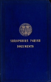 Shropshire Parish Documents