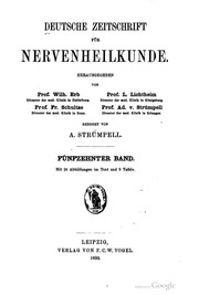 Deutsche Zeitschrift für Nervenheilkunde