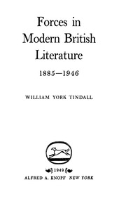 القوى في الأدب البريطاني الحديث 1885 1946
