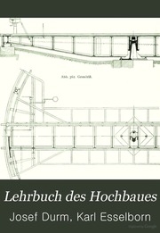 Lehrbuch Des Hochbaues