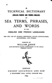 معجم تقني: (إنجليزي - فرنسي ، فرنسي - إنجليزي) للمصطلحات البحرية ...