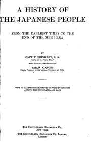 A History Of The Japanese People From The Earliest Times To The End Of The Meiji Era