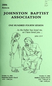Annual Of The ... Johnston Baptist Association