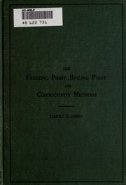The Freezing-point, Boiling-point And Conductivity Methods