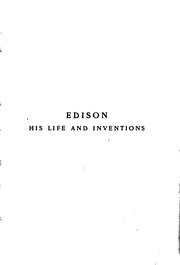 Edison, His Life And Inventions