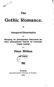 The Gothic Romance