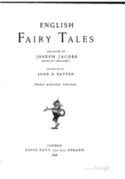 English Fairy Tales, Collected By J. Jacobs