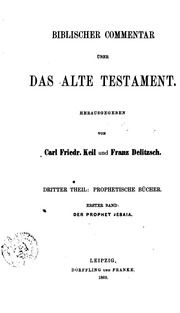Biblischer Commentar über den Propheten Jesaia