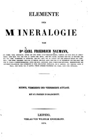 عناصر علم المعادن من قبل D Carl Friedrich Naumann.