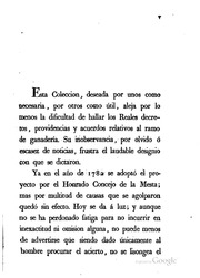 Coleccion de leyes, reales decretos y órdenes, acuerdos y circulares pertenecientes al ramo de Mesta desde el año de 1729 al de 1827