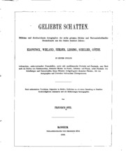 Geliebte Schatten