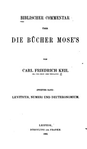 Biblischer Commentar über die Bücher Mose's