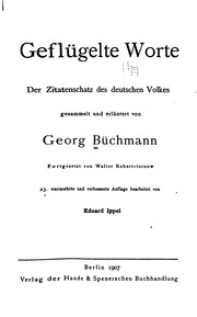 Geflügelte Worte