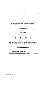 A Systematical View Of The Laws Of England; As Treated Of In A Course Of Vinerian Lectures, Read At Oxford, During A Series Of Years, Commencing In Michaelmas Term, 1777
