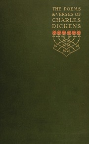The Poems And Verses Of Charles Dickens;