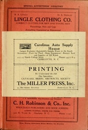 Charlotte, North Carolina City Directory [1921].
