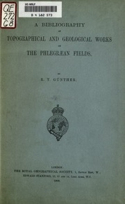 A Bibliography Of Topographical And Geological Works On The Phlegran Fields