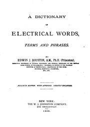 A Dictionary Of Electrical Words, Terms And Phrases