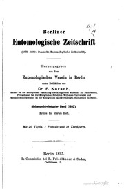 Berliner Entomologische Zeitschrift