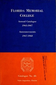 Florida Memorial College 1965-1967