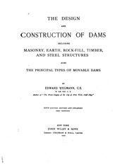 The Design And Construction Of Dams