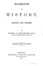 Elements Of History, Ancient And Modern