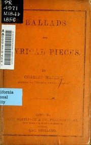 Ballads And Lyrical Poems