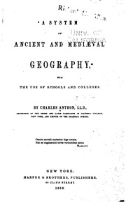 A system of ancient and mediæval geography for the use of schools and colleges