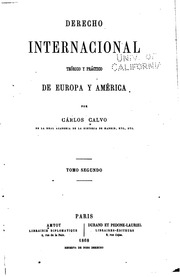 Derecho internacional teórico y práctico de Europa y América