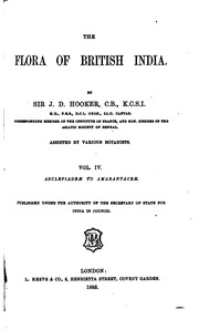 The Flora Of British India