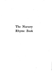 The Nursery Rhyme Book