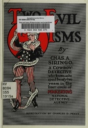 Two Evil Isms, Pinkertonism And Anarchism