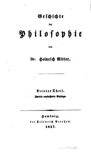 Geschichte der Philosophie