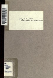 Forty Years Of Advertising