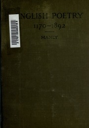 English Poetry (1170-1892)