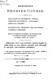 The Complete Arithmetic : Oral And Written
