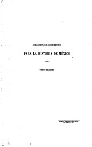 Colección de documentos para la historia de México