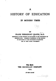 A History Of Education In Modern Times