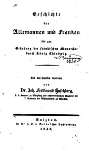 Geschichte der Allemannen und Franken bis zur gründung der fränkischen monarchie durch könig Chlodwig