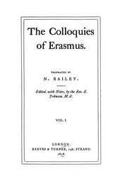 The Colloquies Of Erasmus