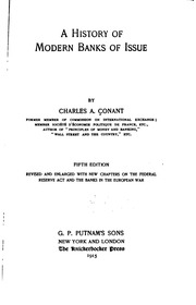 A History Of Modern Banks Of Issue