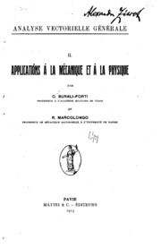 Applications à la mécanique et à la physique
