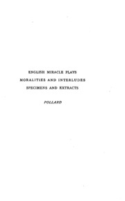 English Miracle Plays
